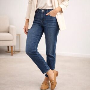 The Limited Ankle Jeans Size 4 Medium Wash Mid Rise Slim Fit Denim